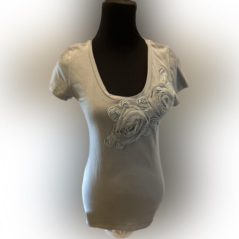 50%offw❤️ DownEast appliqué shirt Large fits like med